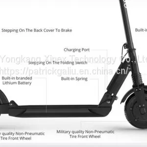 Cheap 8 Inch Electric Kick Scooter Easy Folding thumbnail-4