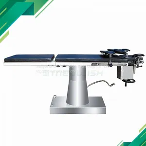 AG-OT028 Best Price Stainless Steel Durable Hospital Surgical Operation Manual Ophthalmic Operating Table for Eye Surgery thumbnail-1