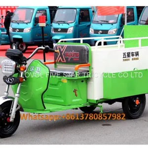 Electric Tricycle Cargo Loader Lovol Three Wheeler Wastement Management 3 CBM thumbnail-1