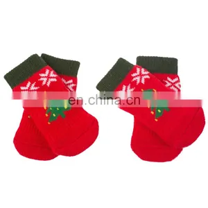 Wholesale Factory Manufacturer Christmas Anti Slip Pet Dog Cat Socks thumbnail-4