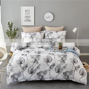 Hotel Solid Color Imitated Silk Luxury Satin Comforter Bedding Set 3pcs Hotel Bedding Set thumbnail-1