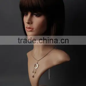 Plastic Head Female Head Mannequin Realistic Head Cheap Model H1052 thumbnail-3