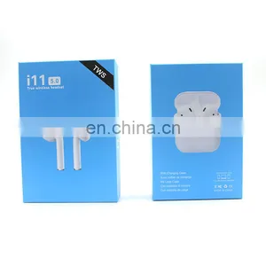 2021 New Hot Selling I11tws 5.0 TWS Stereo Earbuds I11 Tws, I11 With Charging Case Sport Wireless Headphone Earphone Auto Paring thumbnail-1