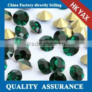 0522C China Exporter Point Back Rhinestone Flat Back, Round Point Back Rhinestone Factory, Cheap Crystal Point Back Wholesaler thumbnail-1