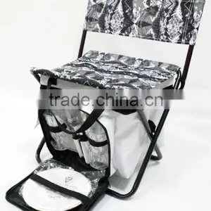 Folding Cooler Chair / Folding Fishing Chair With Cooler thumbnail-1