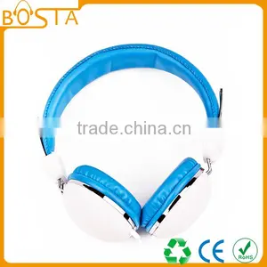 Cheap Stereo Wired 3.5mm Custom OEM 2016 Cushion Headphones With Leather thumbnail-2