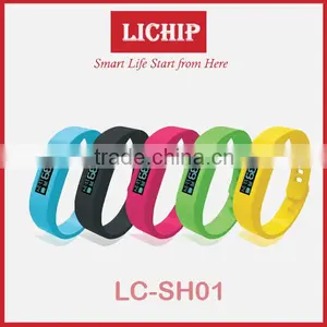 Pedometer Sleeping Monitor Date&time Colorie Bluetooth LC- SH01 Smart Bracelet thumbnail-2