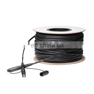 DYS 1 Core Outdoor Fiber Optic MINI IP Connector Compatible OptiTap SC APC to SC/APC FTTH Drop Cable Assembly thumbnail-5