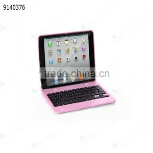 Bluetooth Keyboard for IPad Mini,pink Aluminum Bluetooth Keyboard Stand Case thumbnail-2
