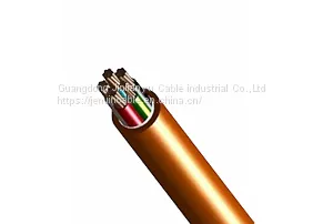 6mm Orange Circular Cable 4 Core+ Earth 0.6-1kv thumbnail-3