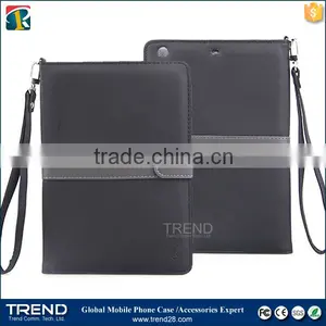 China Supplier With Belt Folding Leather Flip Case for Ipad Mini thumbnail-4