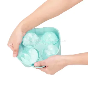 2022 Amazon Hot Selling Ball Shape Household Silicone Freezer Trays Silicone Ice Cube Mold Seals In Freshness With Lid thumbnail-5