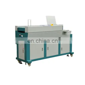 A3 A4 Full Automatic Spine & Side Glue Paper Processing Packing Binder Notebook Binding Making Machine thumbnail-2