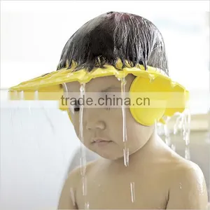 Soft Adjustable Baby Children Shampoo Bath Shower Cap thumbnail-4