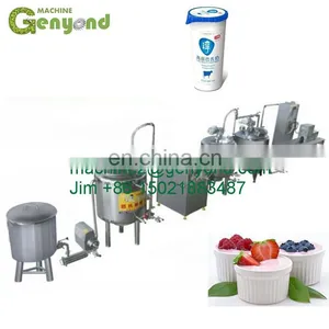 Factory Genyond Automatic Yogurt Yoghurt Fermentation Tank Making Machine Dairy Pasteurized Milk Process Plant Production Line thumbnail-5