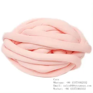 Wholesale Dyed Merino Wool Roving / Superfine 23 Micron Super Chunky Yarn thumbnail-1