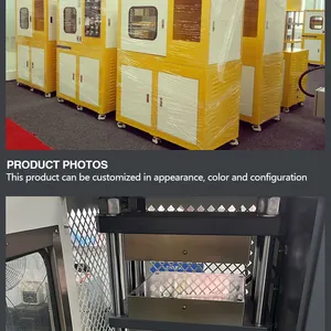 New 30ton/50ton Lab Vulcanizer PLC Controlled Plastic Hot Press Machine for Rubber With Reliable Engine Pump for Manufacturing thumbnail-4