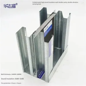 Prefabricated High-sound-insulation Keels for Hospitals, Silent 84 Partition Walls for Hotels, Z-shaped Vibration-damping Keels for Soundproof Walls thumbnail-4