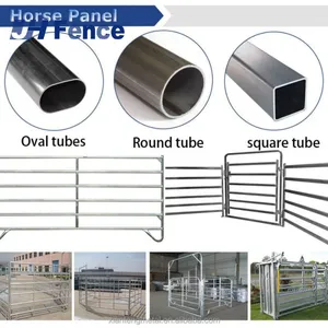 Portable Galvanized Steel Livestock Cattle Panels Durable Quality Farm Fence for Horses Easy-to-Assemble Corral Panel for Horse thumbnail-5