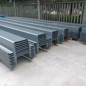 Plastic Sheet Pile U Type Seawall Retaining Wall PVC Sheet Pile Vinyl Sheet Piling for Water Control Solution thumbnail-3