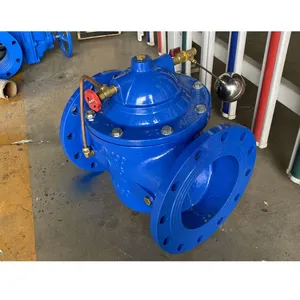 DN100 PN16 Ductile Iron QT450 GGG50 Pneumatic Slow Closing Silencer Hydraulic Control Check Valve thumbnail-3