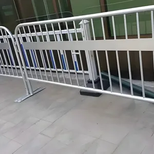 Crowd Control Barrier Fence Metal Safety Barrier for Outdoor Event and Road Use thumbnail-2