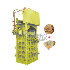 Vertical Palm Fiber Baling Machine Coconut Shell Fiber Block Making Machine thumbnail-1