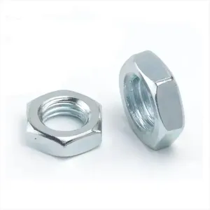 High Quality S304 Stainless Steel DIN 934 Hexagon Nut DIN 439 Hex Thin Nut thumbnail-5