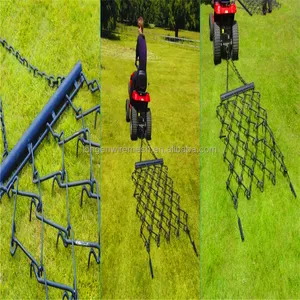 Galvanized Steel 6*6ft 3*6ft Baseball Field Drag Mat Tuff Yard Drag Mat for Manual or Vehicle Pulling Welding Custoimzed thumbnail-2