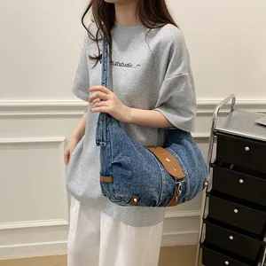 Women's Commuting Bag, Vintage Tote Bag, Large Capacity Work Tote Bag, Women's Lazy Style, Relaxed Feeling, Single Shoulder Cloth Bag thumbnail-3