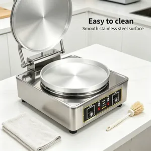 Professional DBD-D53 Flatbread Baker Machine 5KW Electric Pancake Griddle With Overheat Protection for Breakfast Shops thumbnail-3