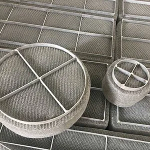 304 Stainless Steel Mesh Discs 100mm Diameter 0.5mm Aperture Woven Wire Filter thumbnail-2