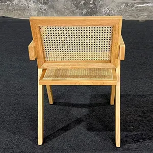 Free Sample Natural Luxurious Wooden Wholesale Dining Chairs Solid Wood Hotel Restaurant Dining Chairs thumbnail-5