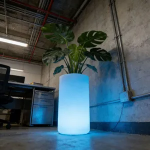 Large Japandi Contemporary Cute Floor Hanging Outdoor Garden Smart Planter Pot Waterproof Home Decoration Flowerpot thumbnail-4