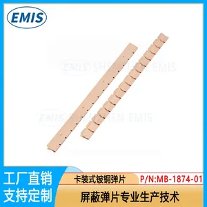 Excellent Quality&Environmental Protection EMC Room Shielding Gasket Becu Contacts Spring thumbnail-2
