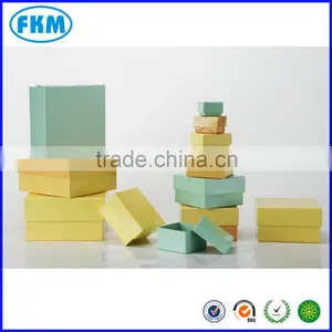 Square Yellow Gift Box Tower thumbnail-1