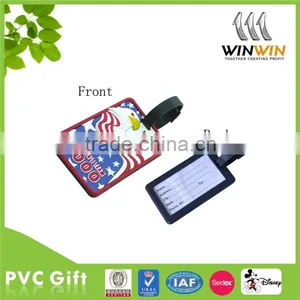 Custom Promotional Gift Airplane Plastic Pvc Luggage Tag for Souvenir thumbnail-1