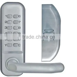 OSPON Keyless Mechanical Digital Emergency Exit Door Lock Stain Nickel OS2209AT thumbnail-1