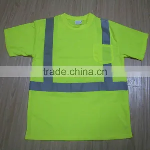 Factory Price 100% Cotton Reflective T-shirt thumbnail-1