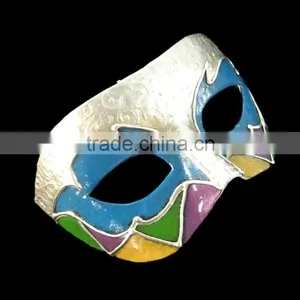 Party Magic Fang Venice Feather Mask Masquerade Ball Half Face Coloured Drawing or Pattern for Women thumbnail-3