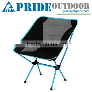 Folding Fishing Chair Yellow Red Blue Cheap Outdoor Adult Folding Half Moon Chair thumbnail-1
