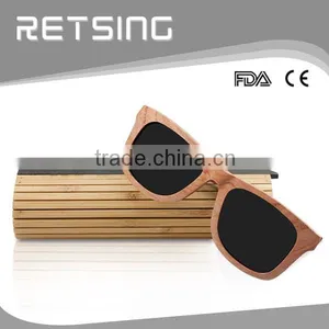 Custom Sunglass Case Oval Bamboo Case thumbnail-4