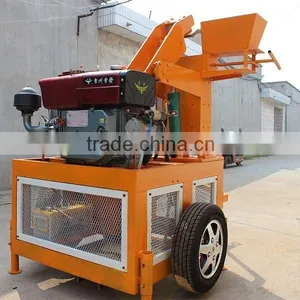 FL1-20 Electric Motor Interlocking Block Making Machine With Car Tire and Tractor thumbnail-5