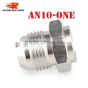 Real Alloy Fittings Hose Connector Wholesale An Male Aluminium Weld On Fitting Aluminum Hose Adapter AN10-ONE thumbnail-1