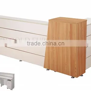 Beauty Salon Furniture White Front Reception Desk Wood Shop Counter Design (SZ-RTB033) thumbnail-4