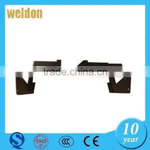 WELDON Black Powder Coated Custom Sheet Metal Precision Steel Stamping Part thumbnail-1
