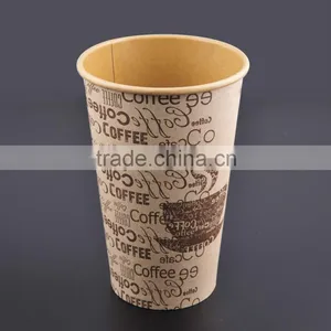 Many Kinds of Kraft Paper Cups Printing Customer's LOGO thumbnail-3