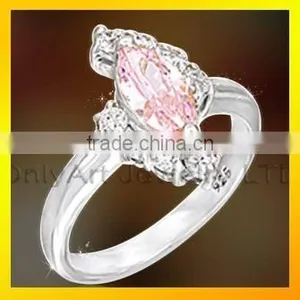 High Quality Wedding Jewelry Fashion Ring Sterling Silver Rings Jewelry Womens thumbnail-5