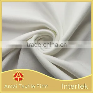 Wholesale Weft Knitted Full-dull Cotton-like Polyester Spandex Plain Sports Wear Fabric thumbnail-1