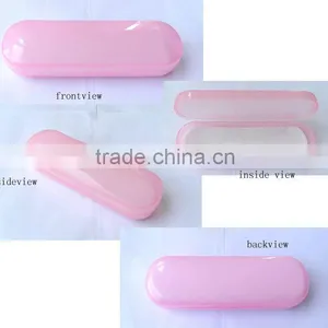 Pink Plastic Eyegwear Cases, Available for Customized Logo thumbnail-1